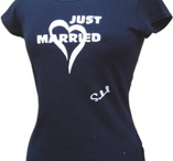 Just Married top i Svart