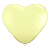 brollopsbubblor.se - Ballonger - Hjärtformade ballonger - Hjärtformad Vit 10 pack