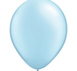 Ballong Skimrande ljusblå 25 pack