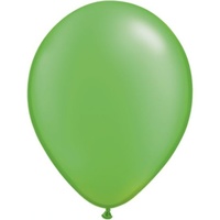 brollopsbubblor.se - Ballonger - Runda ballonger 25 pack - Ballong Skimrande limegrön 25 pack