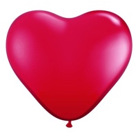 brollopsbubblor.se - Ballonger - Hjärtformade ballonger - Hjärtformad röd 10 pack