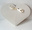 Presentask Hjärta Ivory 50 pack
