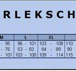 Storleksschema Body Shapers Dam