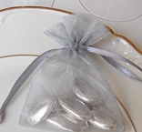 Organzapåsar Silver 10-pack
