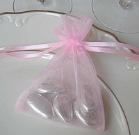brollopsbubblor.se - Tyll- & Organzapåsar - 10 pack - 4,50 kr per st - Organzapåsar Rosa 10-pack