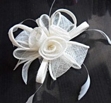 Fascinator bukett Ivory