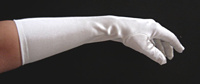 Lång Handske Fia ivory