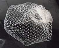 Moments of Luxury - Fascinators - Birdcage Ivory