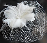 Birdcage med blomma Ivory